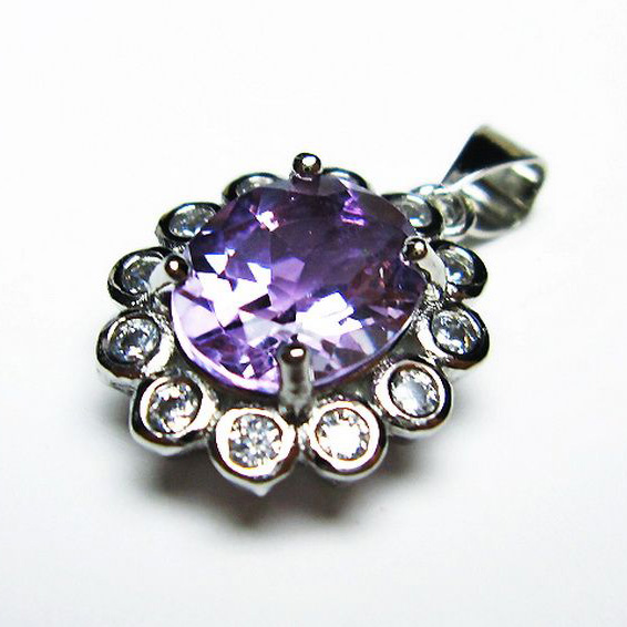 アメジスト ペンダント [T576-2120]