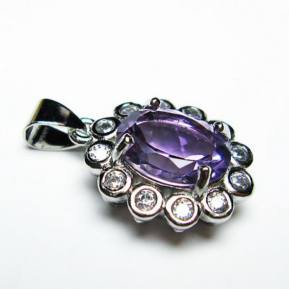 アメジスト ペンダント [T576-2124]