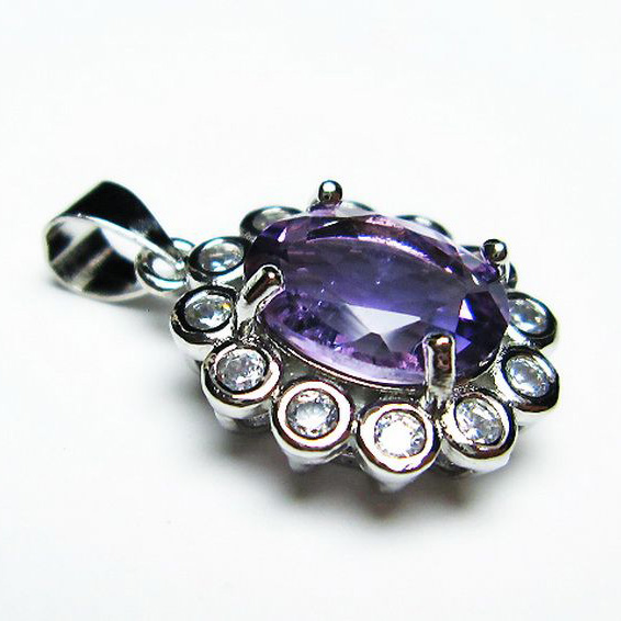 アメジスト ペンダント [T576-2125]