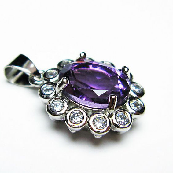 アメジスト ペンダント [T576-2127]