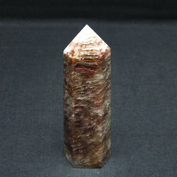 ガーデンクォーツ（庭園水晶）ファントム 六角柱[T577-4348]