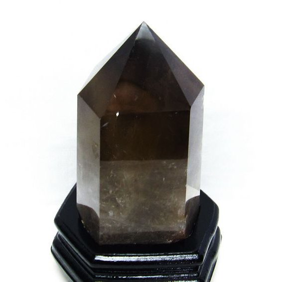 1.6Kg 虹入り ライトニング水晶 六角柱 [t581-5568]
