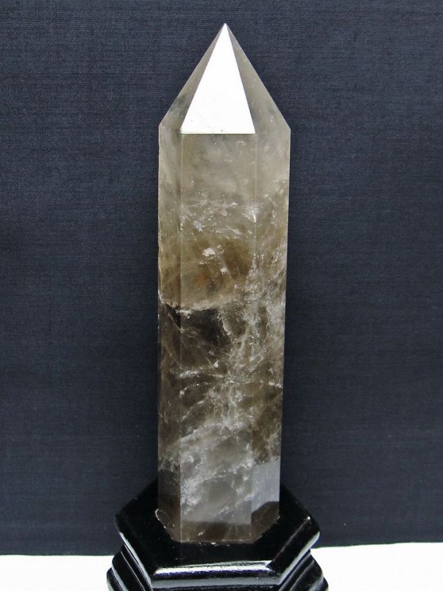 ライトニング水晶 六角柱 [t581-5984]
