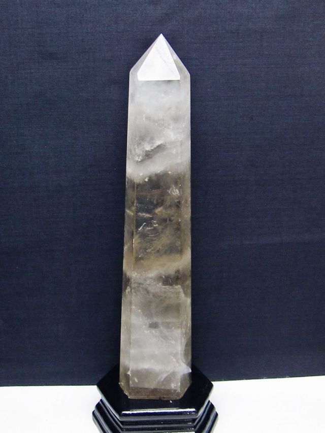 ライトニング水晶 六角柱[T581-6123]