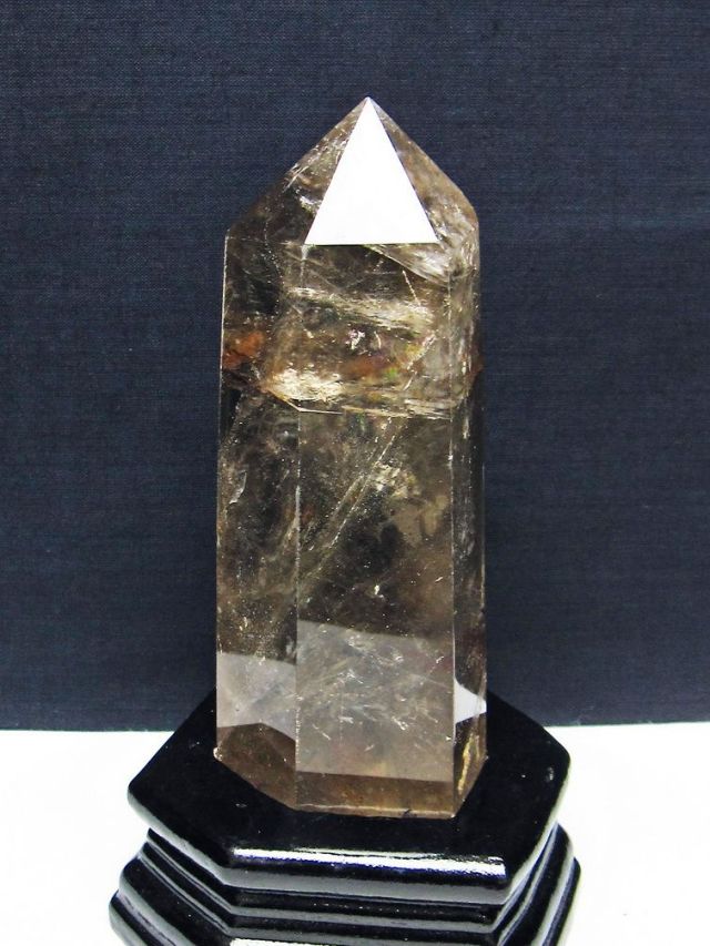 ライトニング水晶 六角柱[t581-6150]