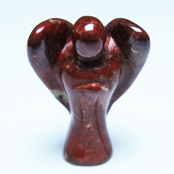 赤アゲート天使 置物[T585-2515]