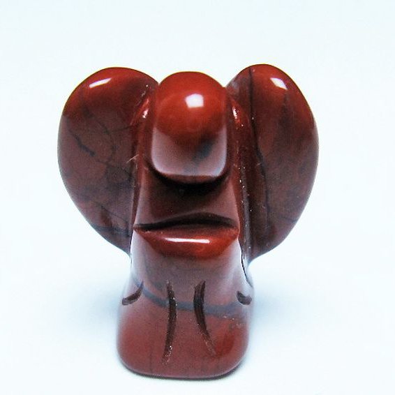 赤アゲート天使 置物[T585-2550]