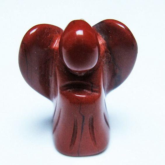 赤アゲート天使 置物[T585-2558]