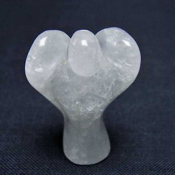 ヒマラヤ水晶天使 置物[T585-2596]