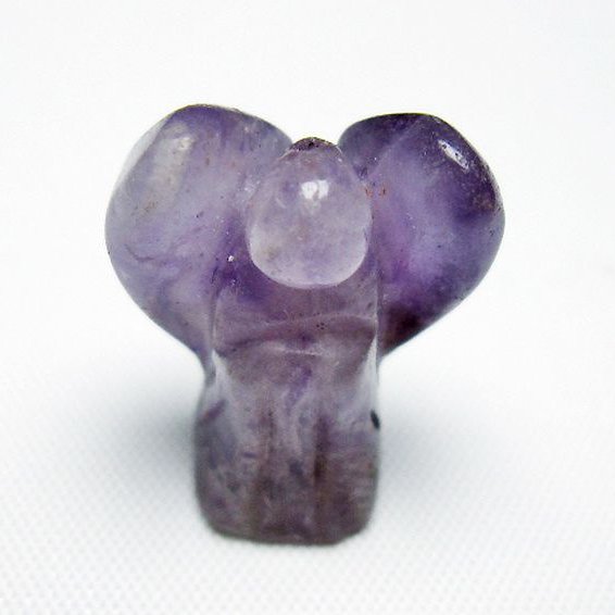 アメジスト天使 置物[t585-2650]