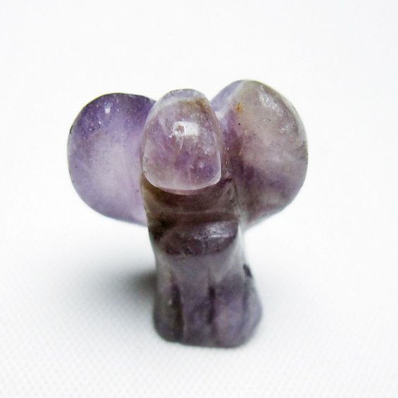 アメジスト天使 置物 [t585-2651]