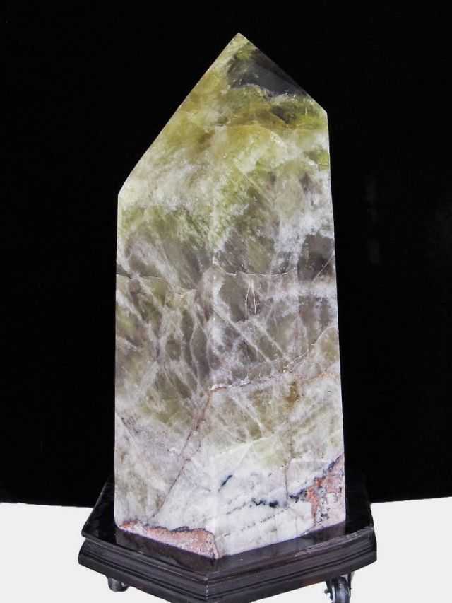 184.4Kg シトリン水晶 六角柱 同梱不可 [T59-1038]