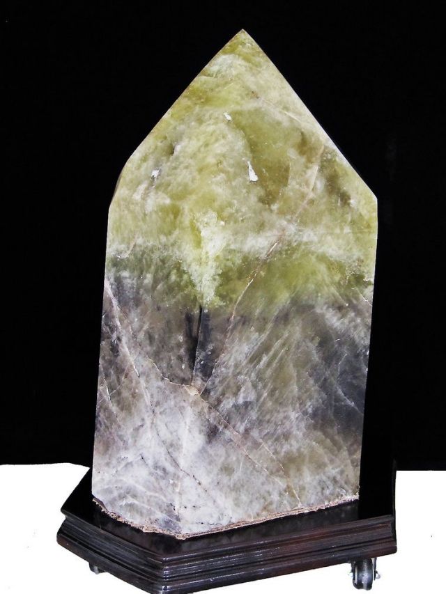 197.6Kg シトリン水晶 六角柱 同梱不可 [T59-1039]