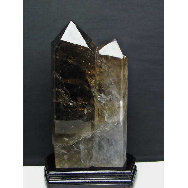 7.1Kg 虹入り 金針ルチル 水晶 ダブルポイント[T592-2559]