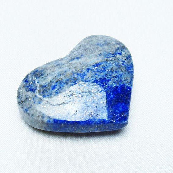 ラピスラズリ ハート 置物[T593-1003]