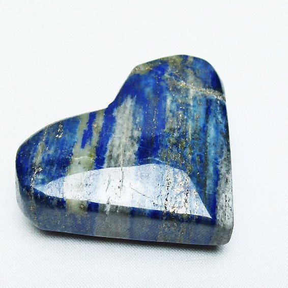ラピスラズリ ハート 置物[T593-1354]