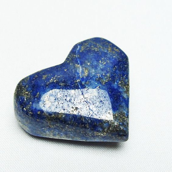 ラピスラズリ ハート 置物[t593-1371]