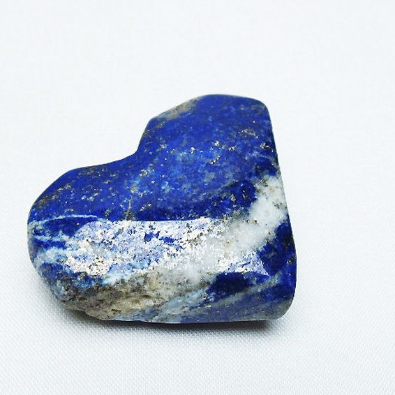 ラピスラズリ ハート 置物[T593-1381]