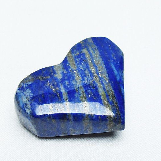 ラピスラズリ ハート 置物[T593-1399]