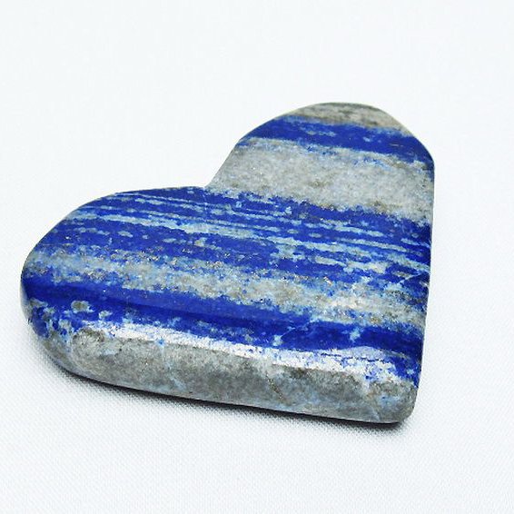 ラピスラズリ ハート 置物[T593-1409]