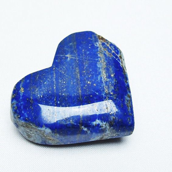ラピスラズリ ハート 置物[T593-1424]
