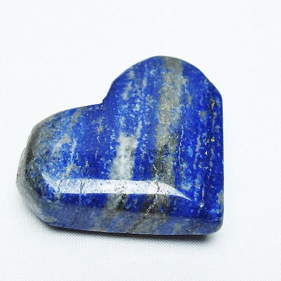 ラピスラズリ ハート 置物[T593-1431]