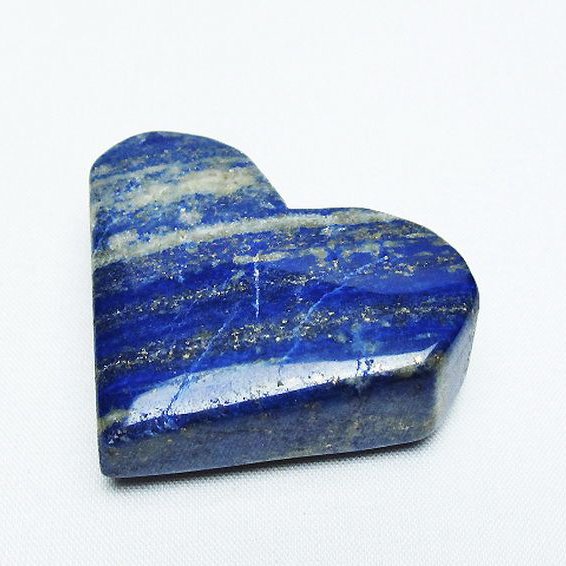 ラピスラズリ ハート 置物[T593-1434]