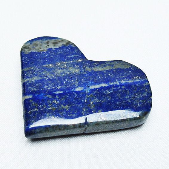 ラピスラズリ ハート 置物[T593-1436]