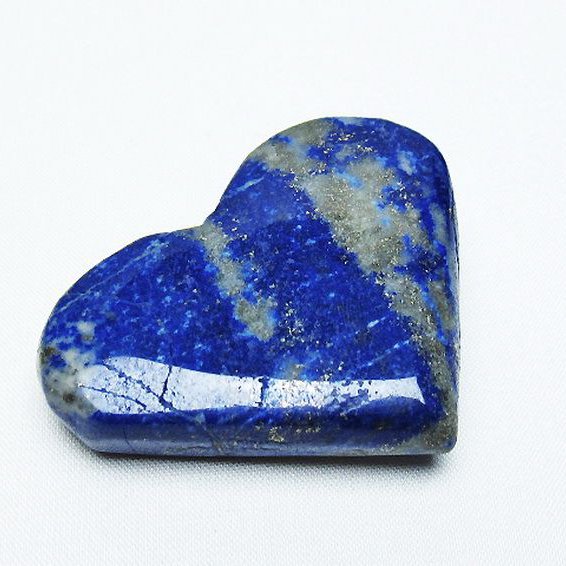 ラピスラズリ ハート 置物[T593-1441]