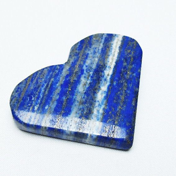 ラピスラズリ ハート 置物[T593-1443]