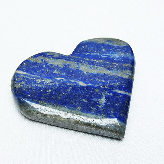 ラピスラズリ ハート 置物[T593-1444]
