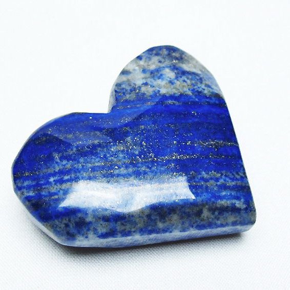 ラピスラズリ ハート 置物[T593-1450]