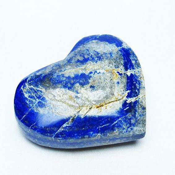 ラピスラズリ ハート 置物[T593-980]