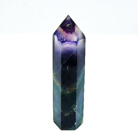 フローライト 六角柱 [t594-2431]