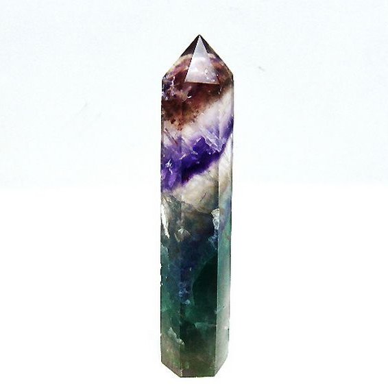 フローライト 六角柱[t594-2486]