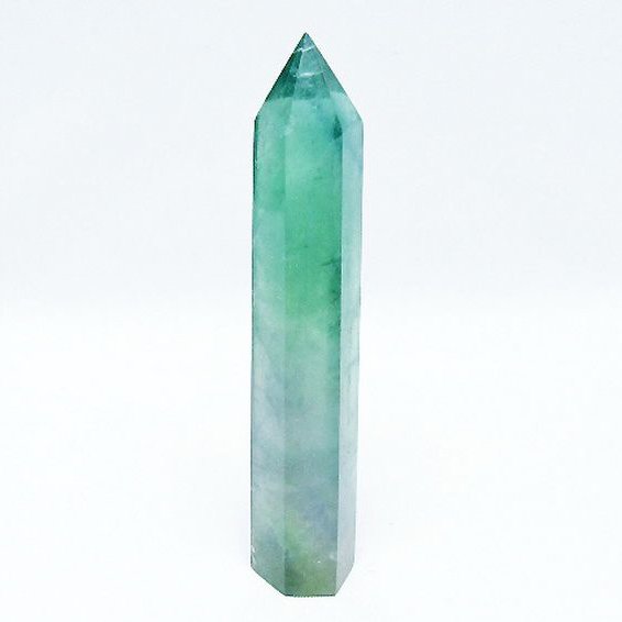 フローライト 六角柱 [t594-3095]