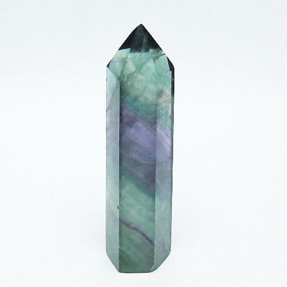 フローライト 六角柱 [t594-3183]