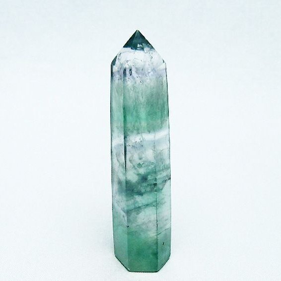 フローライト 六角柱 フローライト 六角柱[t594-3306]