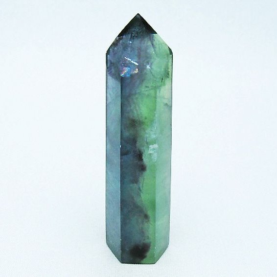 フローライト 六角柱 [t594-3426]