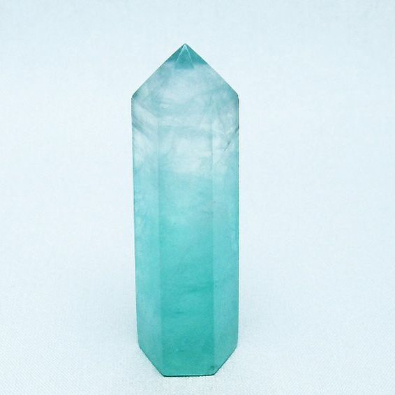 フローライト 六角柱 [t594-3456]