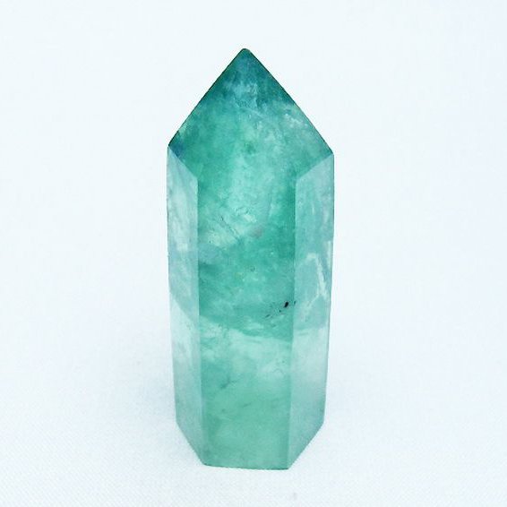 フローライト 六角柱 [t594-3477]