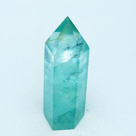 フローライト 六角柱 [t594-3486]