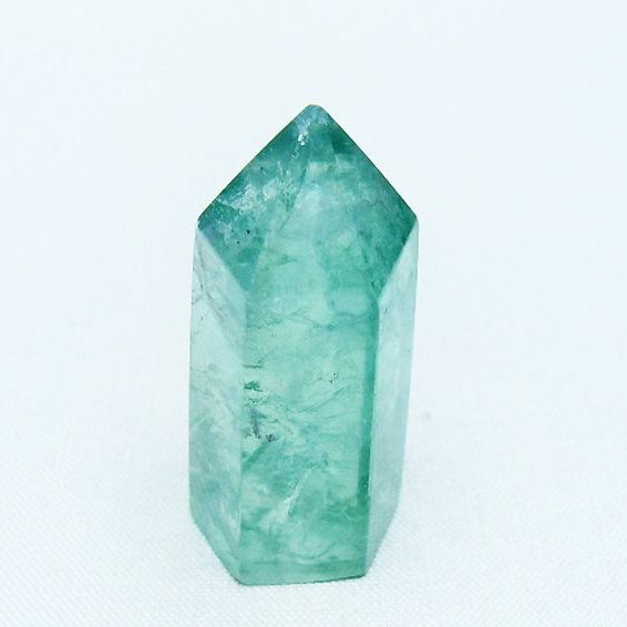 フローライト 六角柱 [t594-3497]