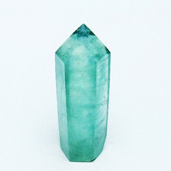 フローライト 六角柱 [t594-3503]