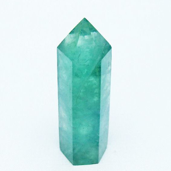 フローライト 六角柱 [t594-3510]