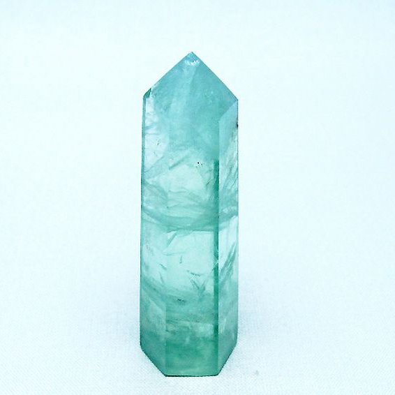 フローライト 六角柱 [t594-3514]