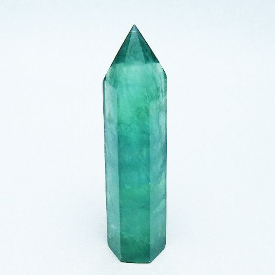 フローライト 六角柱 [t594-3523]