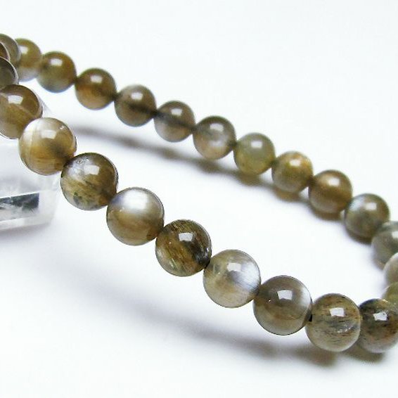 オレンジムーンストーン ブレスレット 7mm [T597-3966]