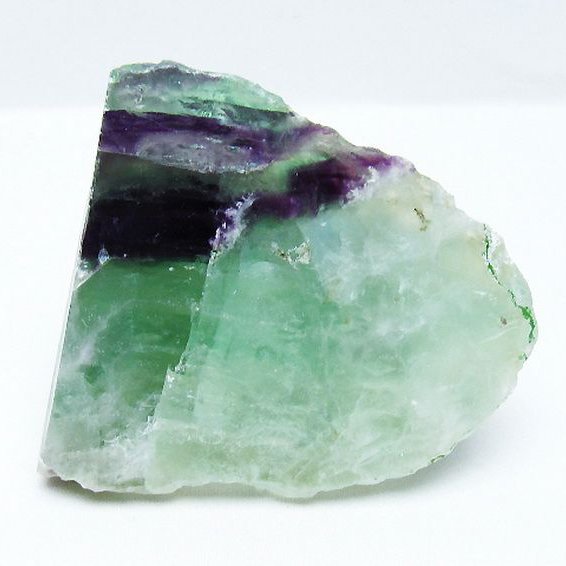 ❤️超レア　214g 綺麗　紫縁　グリーンフローライト　蛍石　クラスター フローライトグリーンタワー 天然石蛍石六角柱 ハ行|天然石