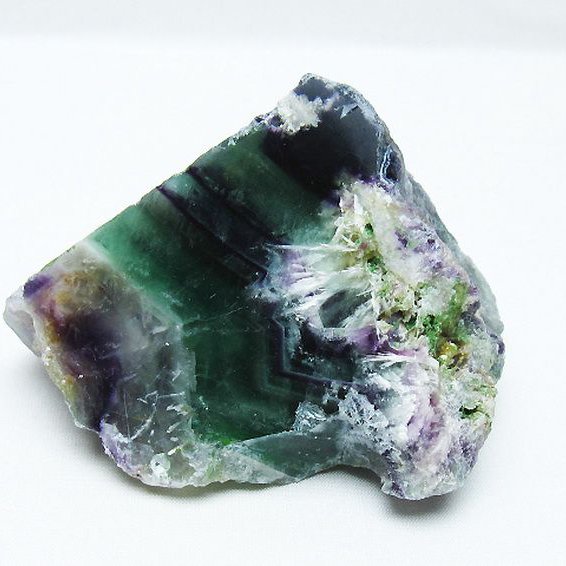 エンジェルフェザー フローライト 原石[t599-2737]